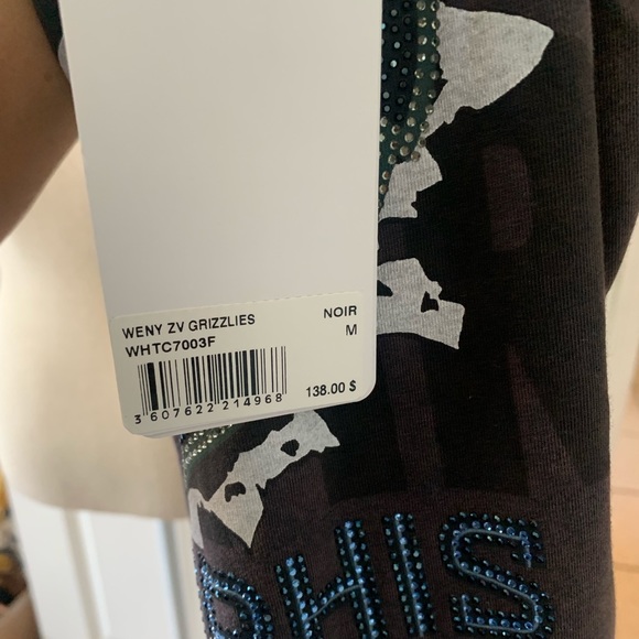 ZADIG & VOLTAIRE X NBA COLLECTION RHINESTONES TOP - Picture 5 of 6